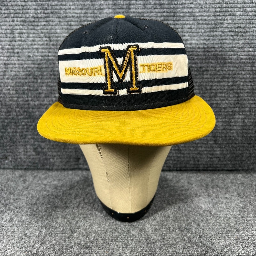 Vintage‎ Missouri Tigers Mizzou Hat Cap Snap Back Mesh Trucker AJA USA Made
